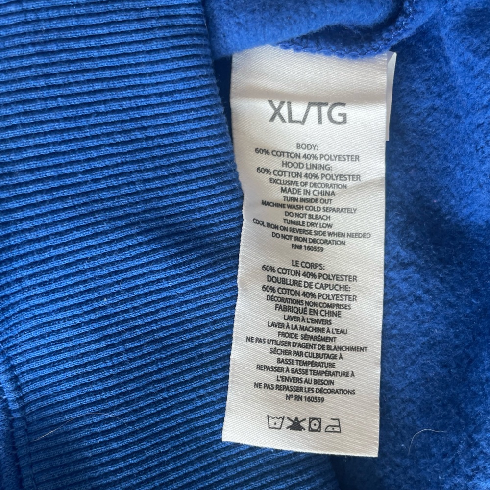 NFL x Darius Rucker Collection by Fanatics Royal New York Giants Coaches Hoodie - Picture 9 of 10